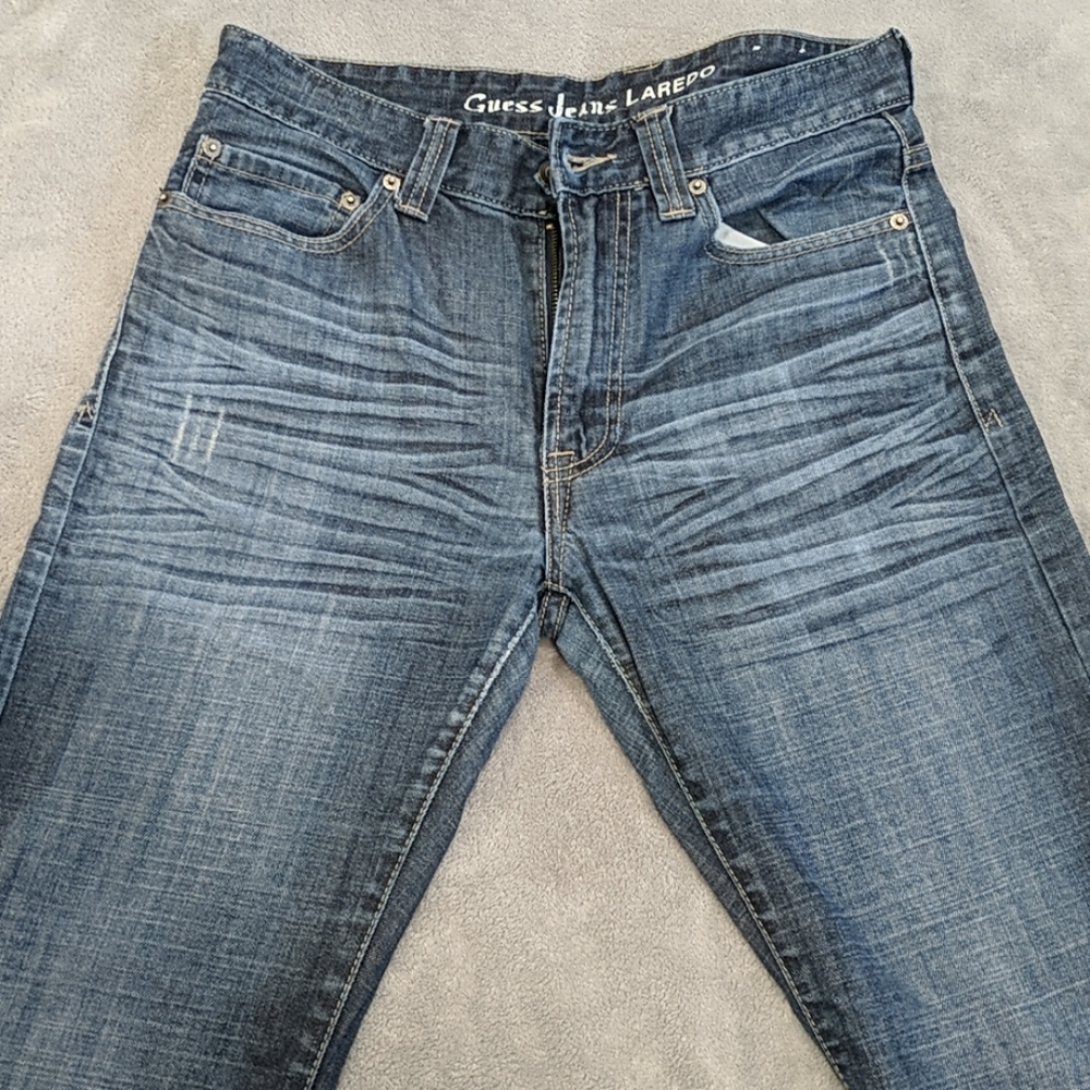Guess Low-Rise, Bootcut Designer Jeans Mens